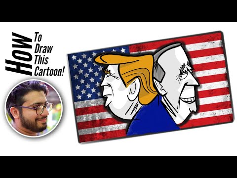 Trump vs. Biden | American Politics | How To Draw...