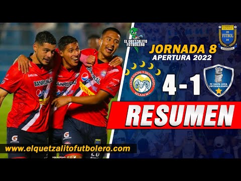 GOLEADA SÚPER CHIVO/ Xelajú 4 vs Santa Lucía Cotz. 1 / Jornada 8 Apertura 2022 -RESUMEN COMPLETO-