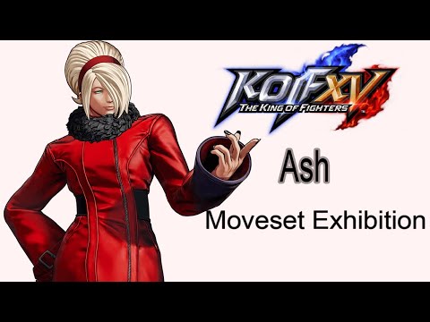 The King of Fighters XV【Ash Crimson】Moveset Exhibition【アッシュ・クリムゾン】モーション集