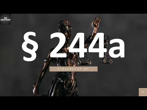 Schwerer Bandendiebstahl (§ 244a) I Strafrecht BT 19