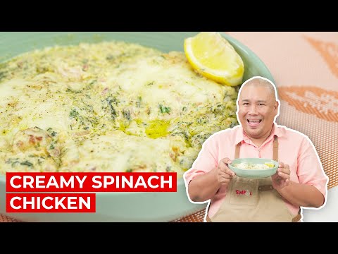 Creamy Spinach Chicken Recipe | SIMPOL | CHEF TATUNG