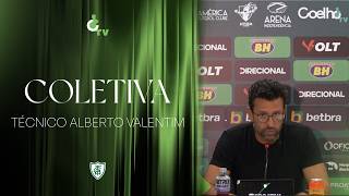 Coletiva | Técnico Alberto Valentim | América 1 x 2 Caxias-RS | Coelho TV