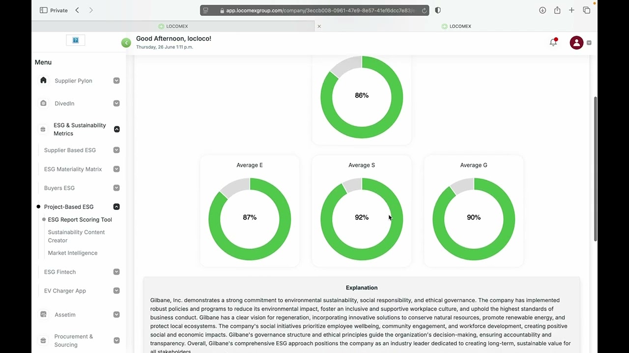 LOCOMeX Green Fintech