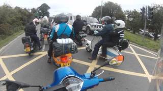 BIG 7 On Route to Isle of Wight Scooter Rally 2015