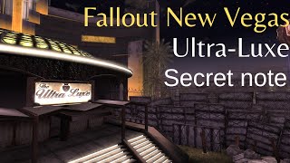 Fallout New Vegas Ultra Luxe - Secret not