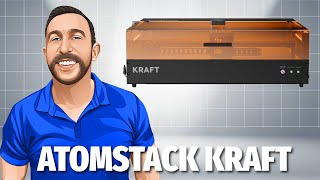 AtomStack Kraft Dual-laser Engraver 20W Diode + 1.2W IR