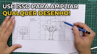 Como ampliar um desenho (Simples e fácil)