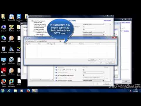 How to build SFTP Server using Bitvise SSH Server software Video