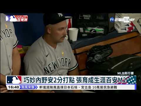 張育成代打敲安2打點 生涯百安M2