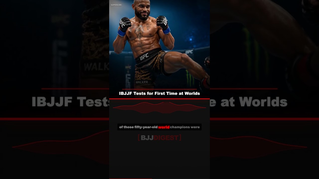 IBJJF Tests for First Time at Worlds #Shorts