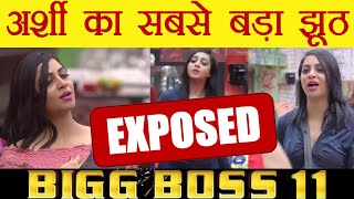 Bigg Boss 11 Arshi Khan s Big Lies EXPOSED by Actr
