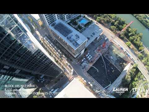 BLOCK 185 MAT POUR TIME LAPSE