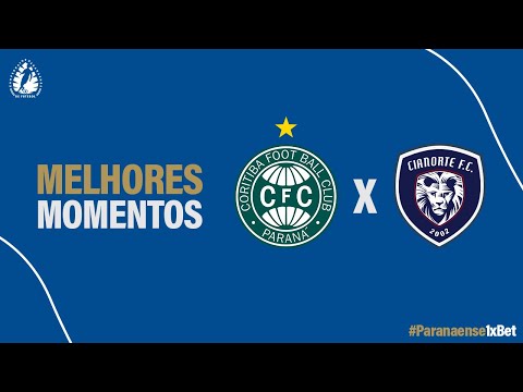 Gols e lances de Coritiba x Cianorte