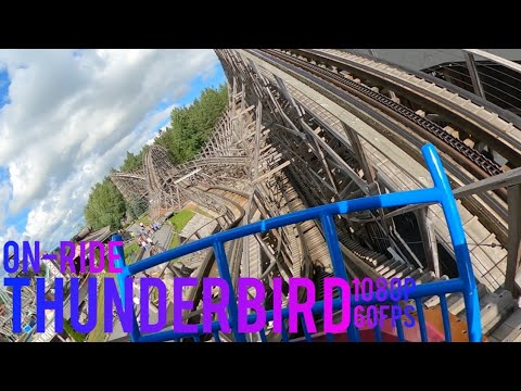 PowerPark - Thunderbird | 1st row On-Ride POV 1080p 60fps 12.8.2023