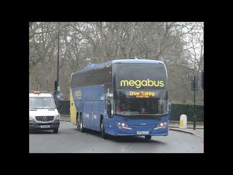 Plaxton Elite I Volvo B11RT Stagecoach Oxfordshire 54208 SF62CTU on a Driver Training at Marble Arch