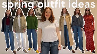6 transitional spring outfit ideas | spring capsule wardrobe