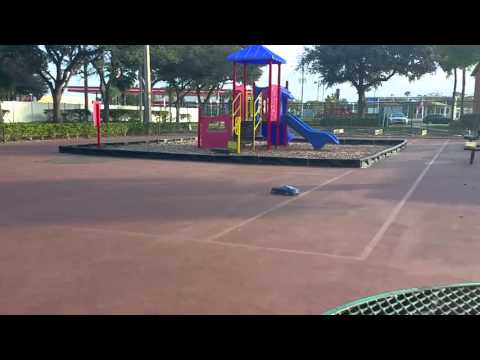 Juni J's candy blue Camaro drift