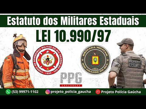 Estatuto dos Militares Estaduais - Lei 10.990/97