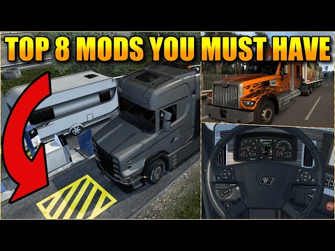 TOP 8  MODS YOU MUST HAVE FOR ETS2 1.45 - 1.46 | Euro Truck Simulator 2