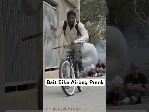 Airbag seat trap Prank on Thieves