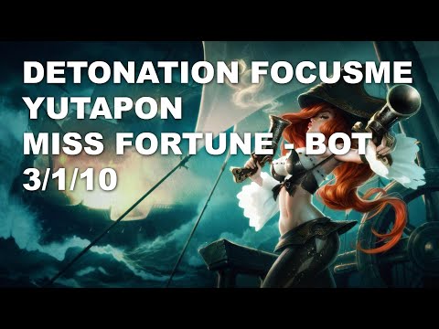 DetonatioN FocusMe Yutapon Bot Miss Fortune vs Sett - KR Grandmaster Patch 10.8