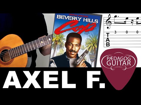 TABs for "Axel F." from "Beverly Hills Cop" - theme song for guitar!