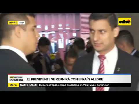 El presidente Mario Abdo visita el PLRA
