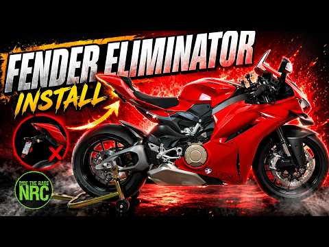 2025 Ducati Panigale NRC fender eliminator install