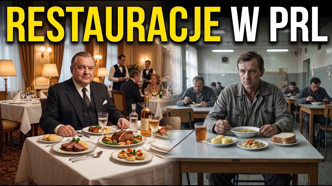 RESTAURACJE w PRL. Co jadły elity, a na co mógł sobie pozwolić zwykły Polak?