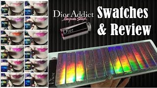 DIOR ADDICT ❤LACQUER STICK 17 shades |  Swatches, Try on & Review ©DaisyBlurt