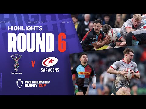 Harlequins v Saracens - HIGHLIGHTS | THRILLER In London Derby | Premiership Rugby Cup