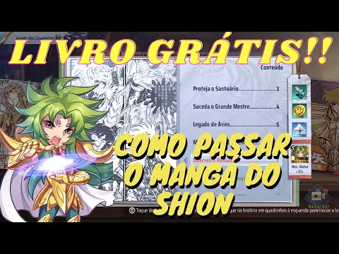 COMO PASSAR O MANGÁ DO SHION SAINT SEIYA AWAKENING