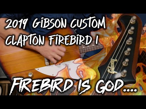 Unplayed! Gibson Custom Eric Clapton 1964 Firebird I Reverse Headstock Vintage Sunburst + COA OHSC image 25