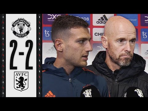 Ten Hag & Dalot Give Their Thoughts On The Aston Villa Draw 🤝