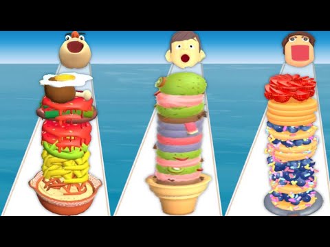 NOODLE RUN vs ICE CREAM RUN vs PANCAKE RUN - Gameplay Mod APK Max Level