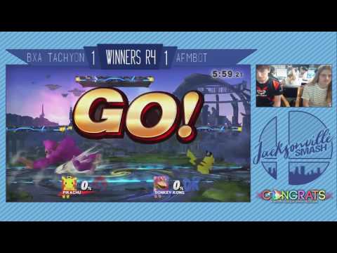 Jax Smash Weekly 4/6/17 - BxA Tachyon(Pikachu) Vs Afmbot(Donkey Kong) - Wii U Winners R4