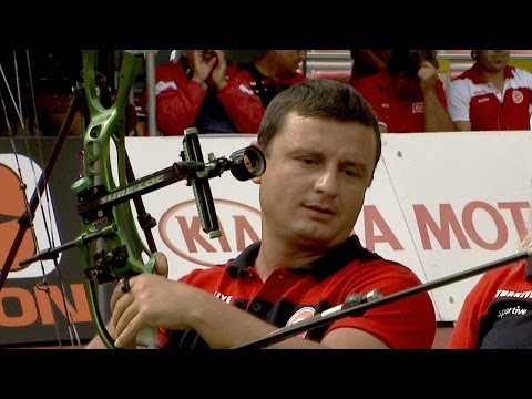 Great Britain v Turkey – compound mixed open team gold|2013 Bangkok World Archery Para Championships