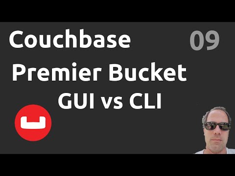 Premiers buckets CLI vs GUI Couchbase 09