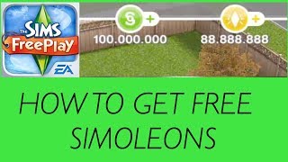 HOW TO GET SIMOLEONS IN SIMS FREEPLAY 2018*