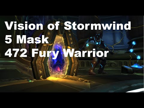 WoW BFA 8.3 Horrific Vision of Stormwind (5 Mask Full Clear) 472 Fury Warrior PoV