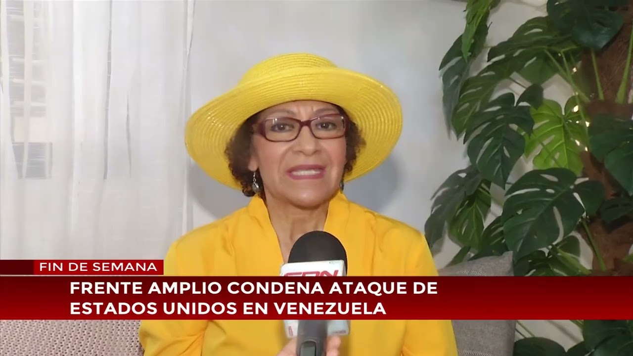 Frente Amplio condena ataque de Estados Unidos en Venezuela