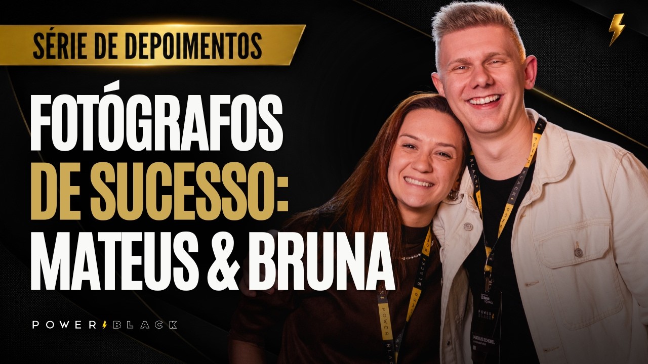 Fotógrafos de Sucesso: Mateus Scheibel e Bruna | Como escalar seu negócio de fotografia em casal?