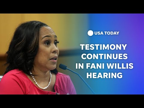 Watch live Testimony continues in hearing over Fani Willis misconduct allegations case