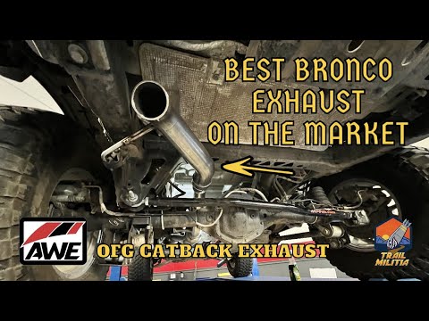 Best Bronco Exhaust on the Market! AWE Tuning Bronco OFG Exhaust W/Bash Guard