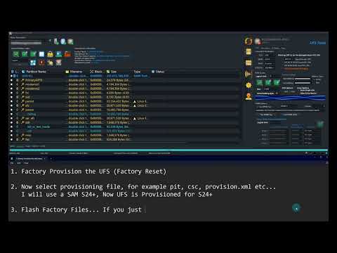 F64 UFS 4.0 Full Re-provisioning Tutorial