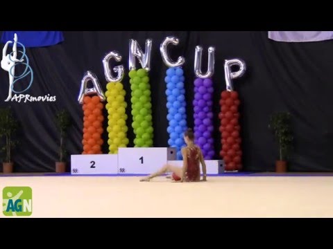 Elena Smirnova - RhytmoCats (LUX) - Bola (Ball) - Junior - AGN Cup 2016