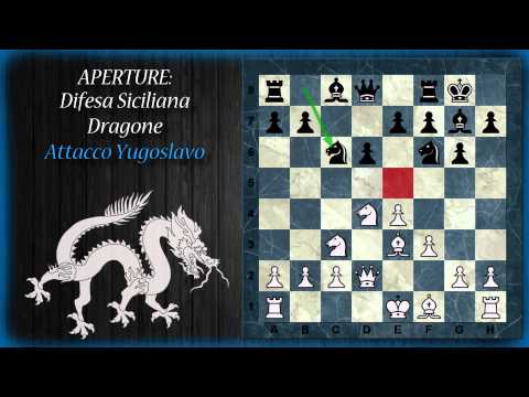 Aperture di Scacchi 12 - Difesa Siciliana - Dragone normale, Accelerato, Iperaccelerato