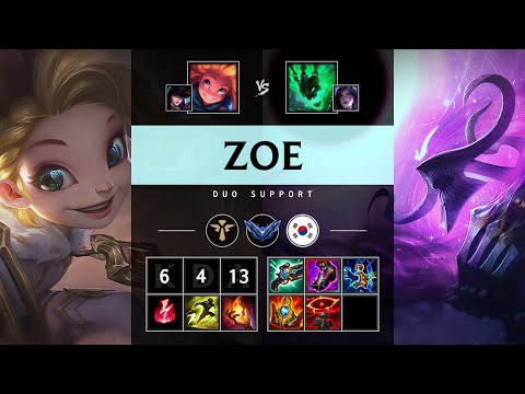 Zoe Support vs Thresh - KR Diamond Patch 25.18