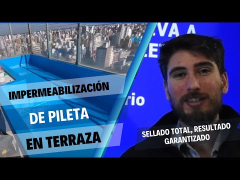 Impermeabilización para una pileta en terraza