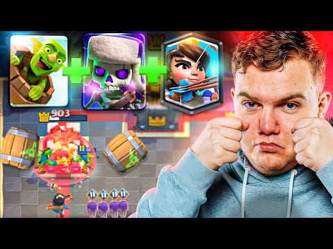 BEST LOG BAIT DECK IN CLASH ROYALE!
